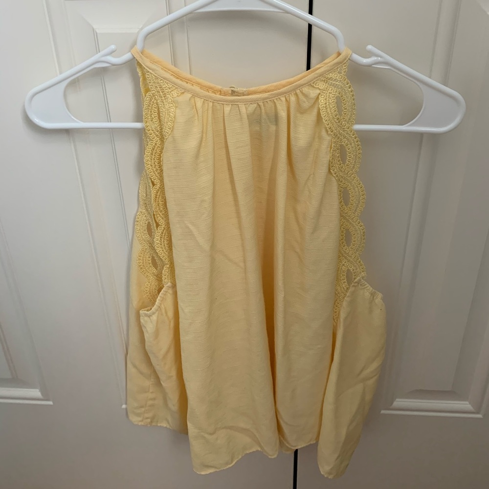 Kendall & Kylie yellow halter